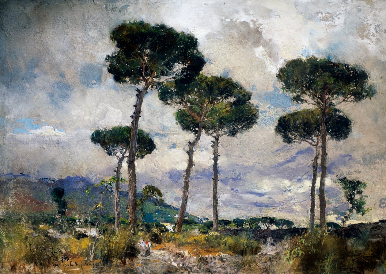 çam ağaçları by Giuseppe Casciaro