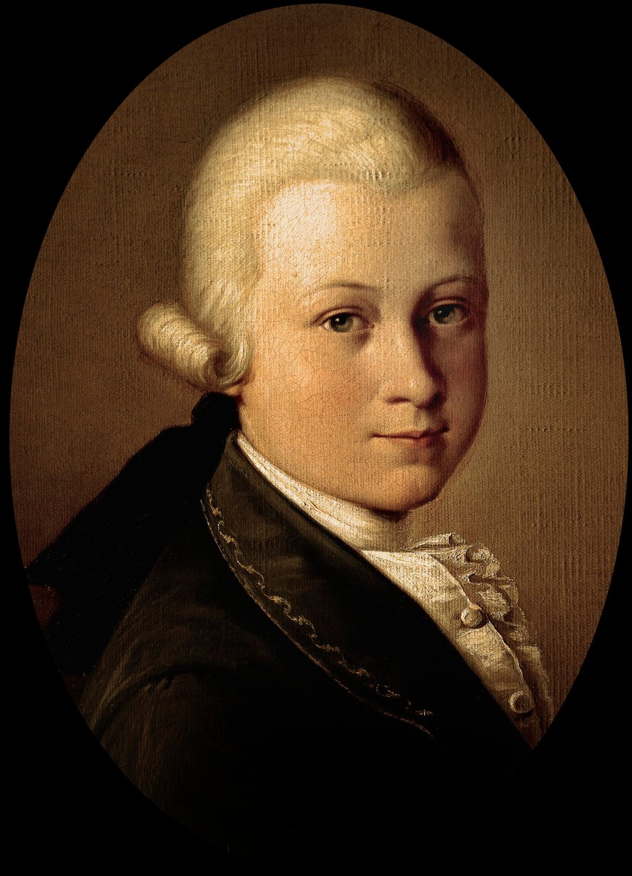 Wolfgang Amadeus Mozart by Giuseppe Cignaroli