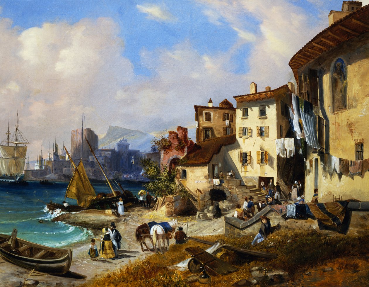 Normandiya köyü by Giuseppe Comella