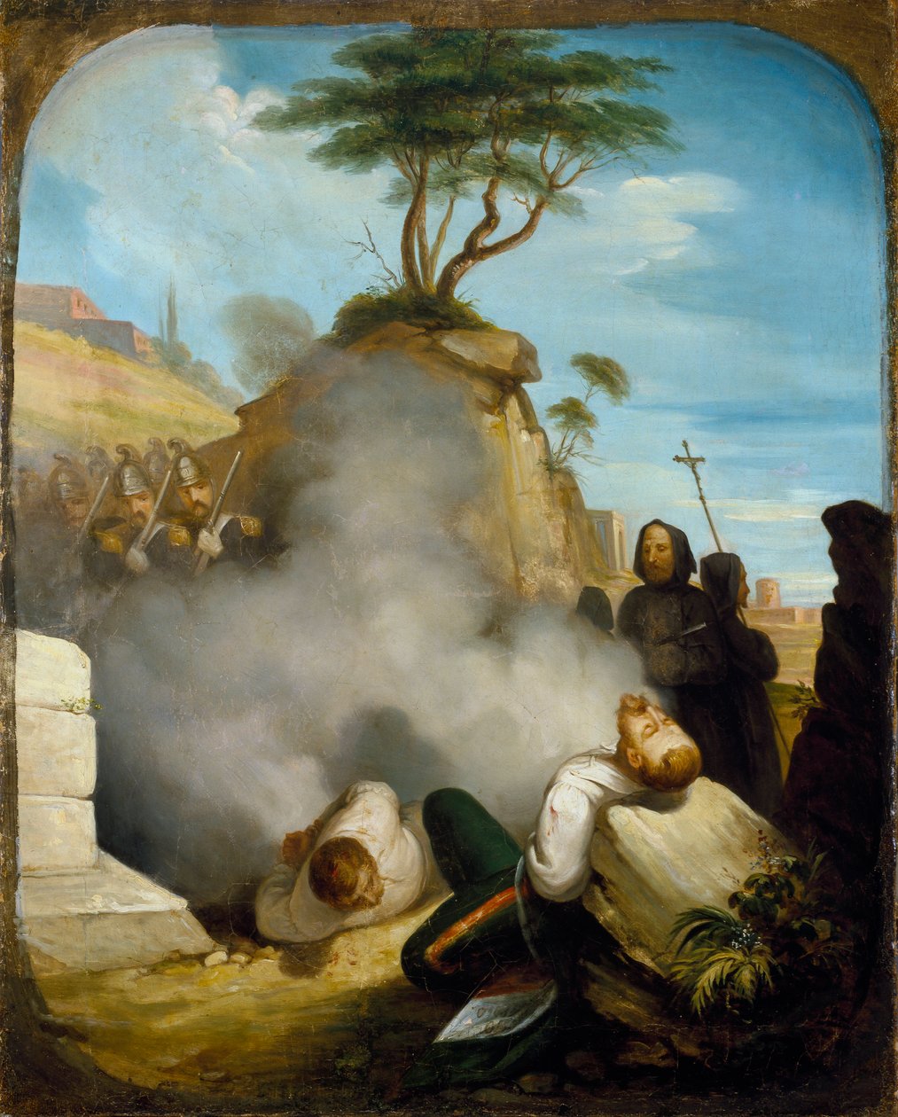 Risorgimento: 25 Temmuz'da Freres Bandiera (Fratelli) (Attilio ve Emilio) çekimleri by Giuseppe Costa