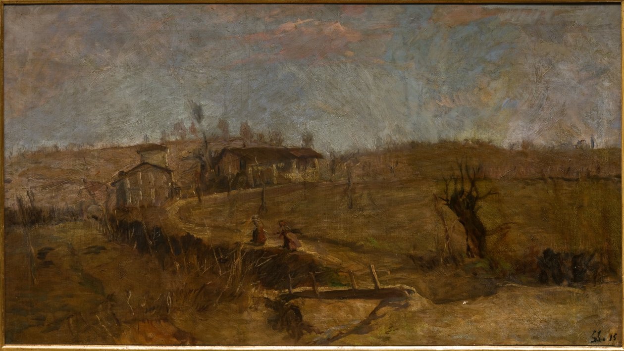 Savignano Manzarası by Giuseppe Graziosi