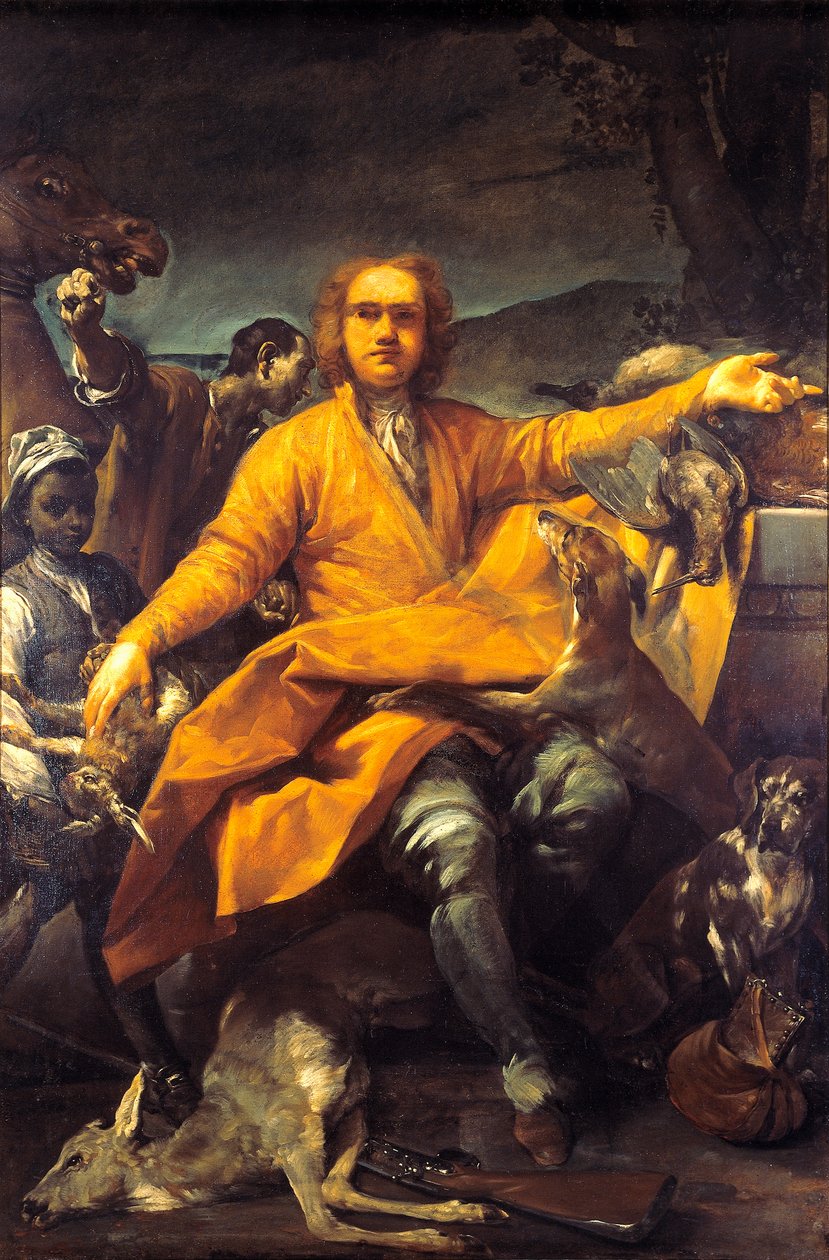 Avcının portresi, Giuseppe Maria Crespi (1665-1747) by Giuseppe Maria (1665 1747) Crespi