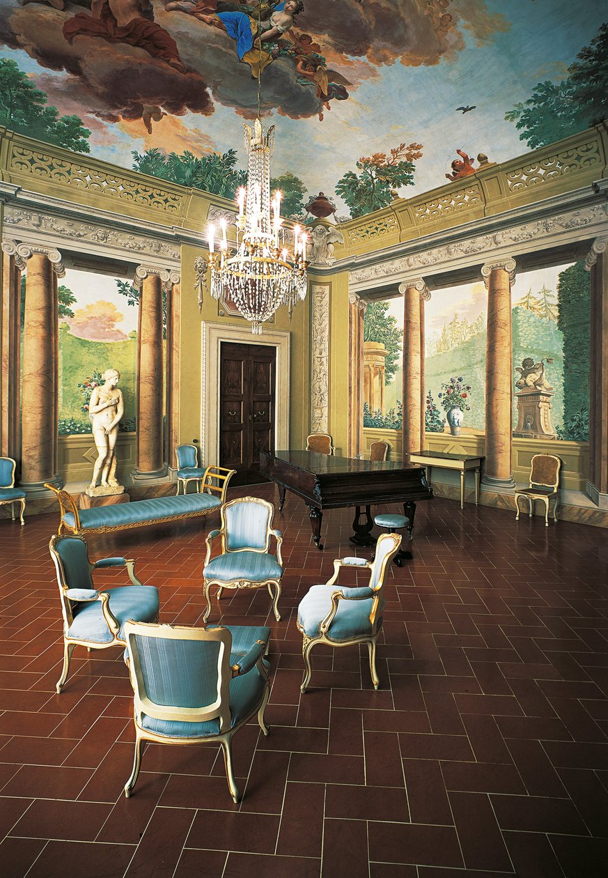 Dört Mevsim Odası, Villa del Poggio Imperiale (İmparatorluk Tepesi Villası), Floransa, İtalya