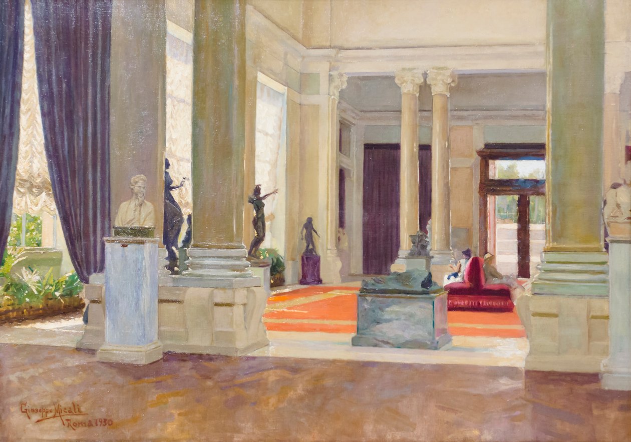 Ulusal Modern Sanat Galerisi. Giriş salonu by Giuseppe Micali