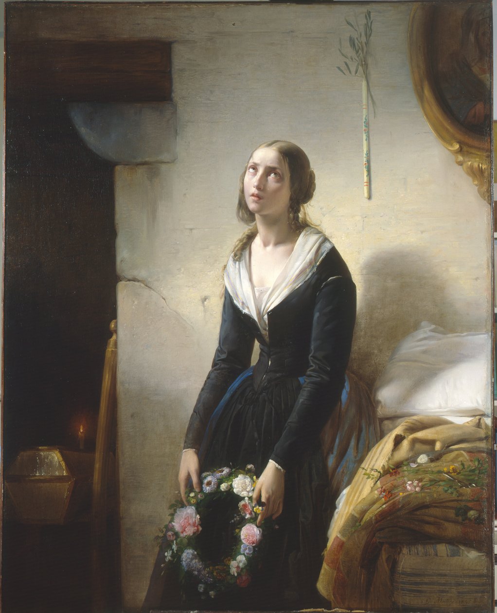 Çocuğunun ölümünün yasını tutan anne by Giuseppe Molteni