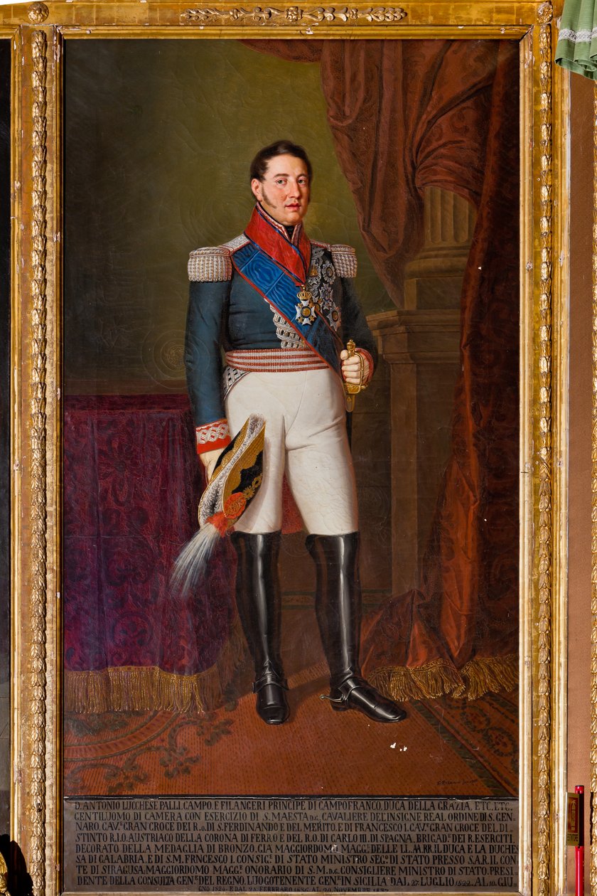 Krallığın Korgeneral Antonio Lucchesi Palli (tuval üzerine yağlı boya) by Giuseppe Patania