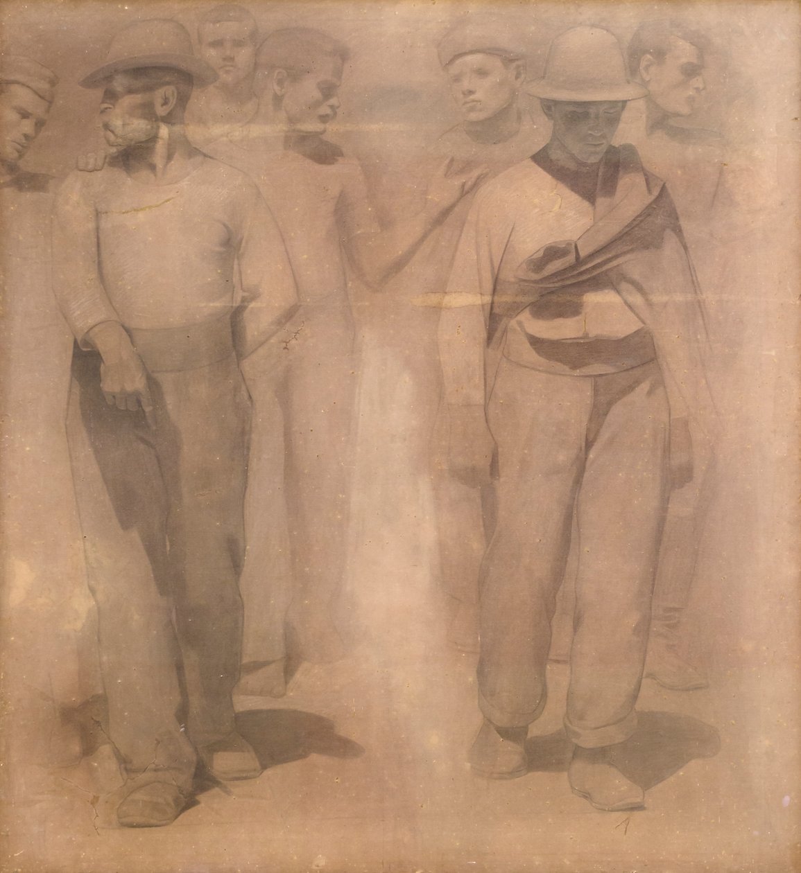 Dördüncü Devlet için Çizgi Film by Giuseppe Pellizza da Volpedo