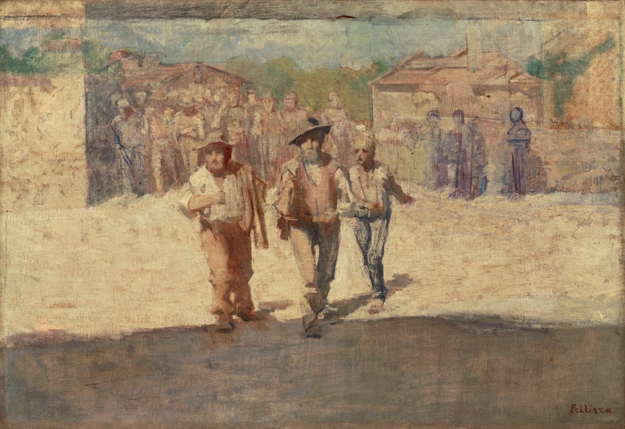 Açlığın Elçileri by Giuseppe Pellizza da Volpedo