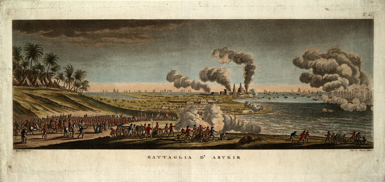25 Temmuz 1799 1799 Abukir Savaşı by Giuseppe Pera