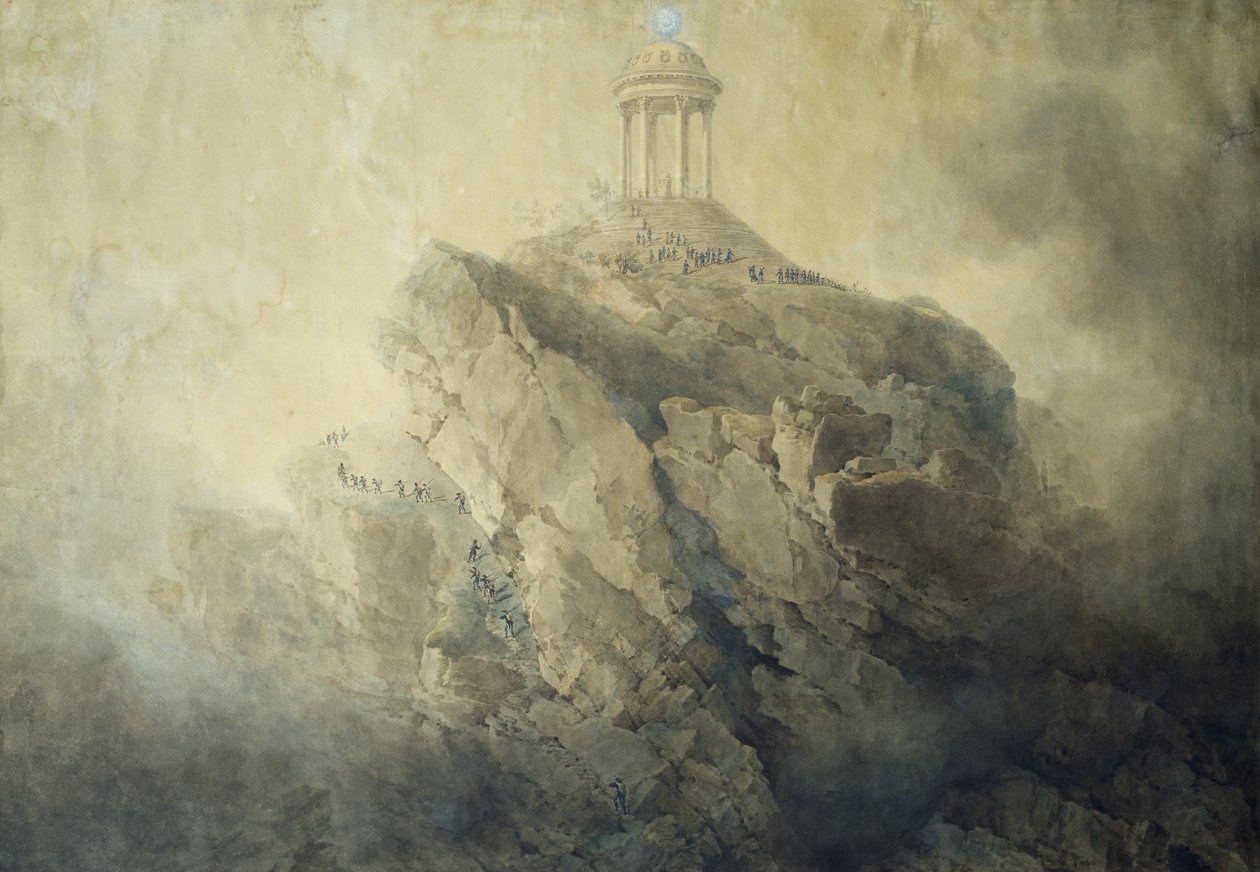 Napolyon Alegorisi, Giuseppe Pietro Bagetti (1764-1831), kağıt üzerine suluboya by Giuseppe Pietro Bagetti