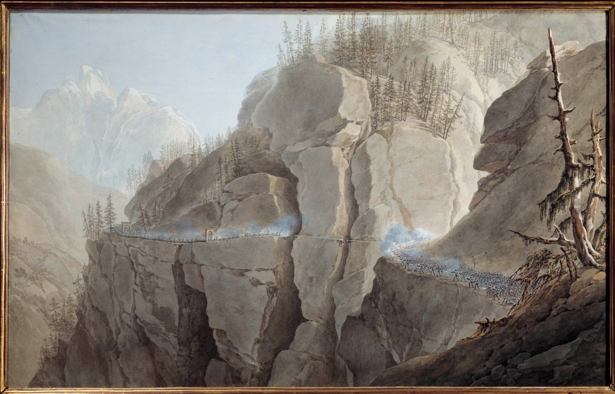 İlk İtalyan kampanyası (1796-1797): “” Napolyon Bonapart (1769-1821) ordusunun Fransızları, düşmanı 21/05/1800