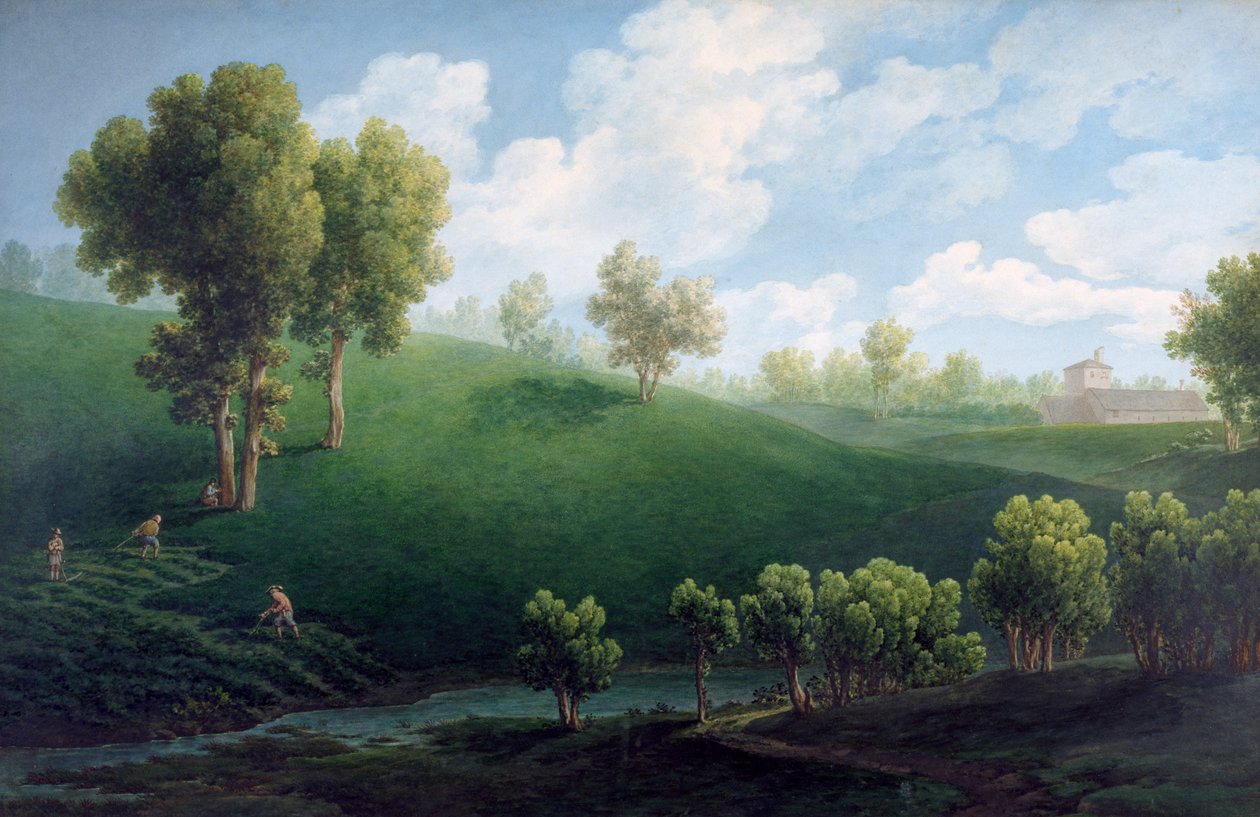 muhteşem manzara, Giuseppe Pietro Bagetti (1764-1831) by Giuseppe Pietro Bagetti