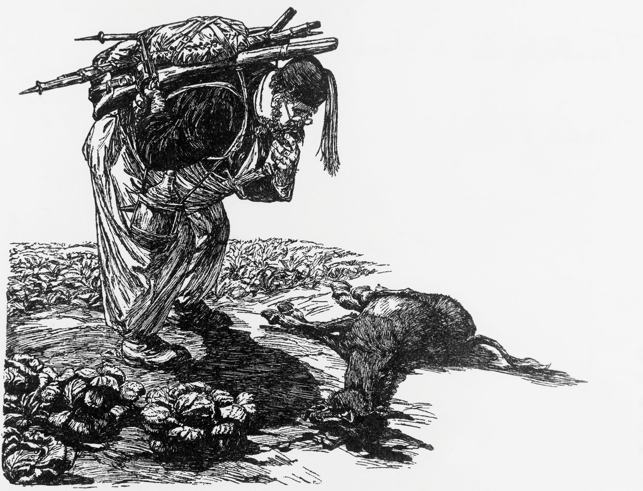 Tartarin ve Alplerde Tartarin için bir dua, Alphonse Daudet, Milano by Giuseppe Porcheddu