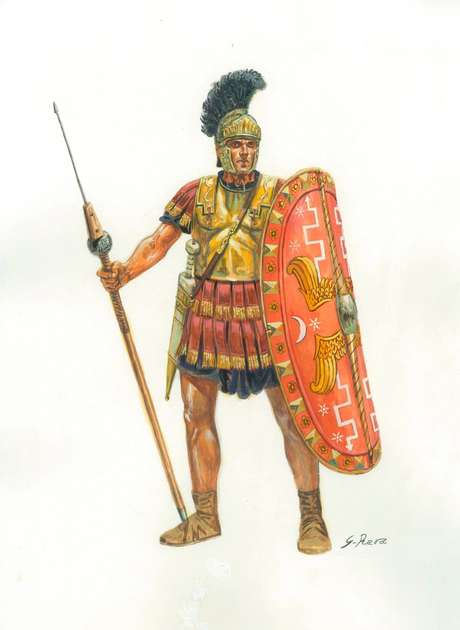 Antik Roma: Pretorian Muhafızlarından bir asker - Praetorian Muhafızları - Giuseppe Rava