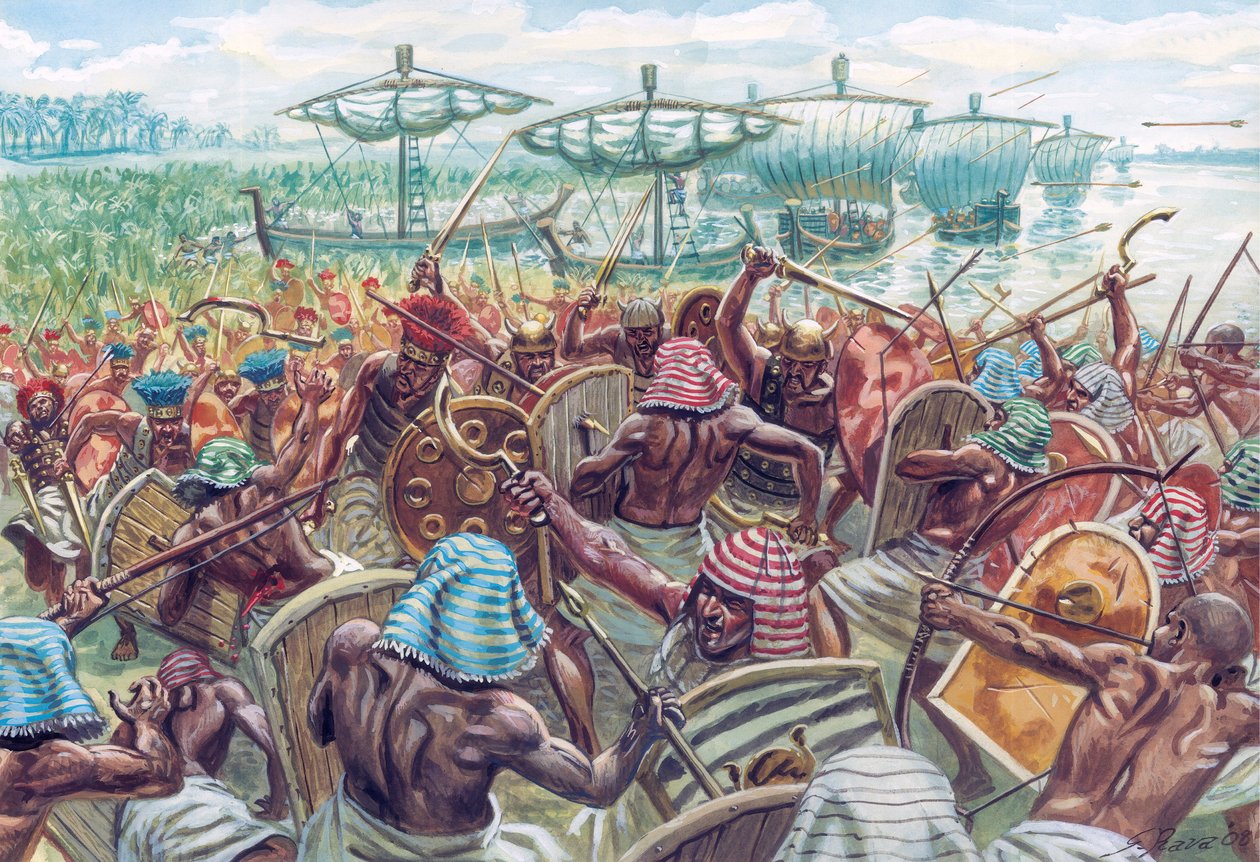 Antik Mısır: Delta Savaşı, Mısır firavunu Ramesses III