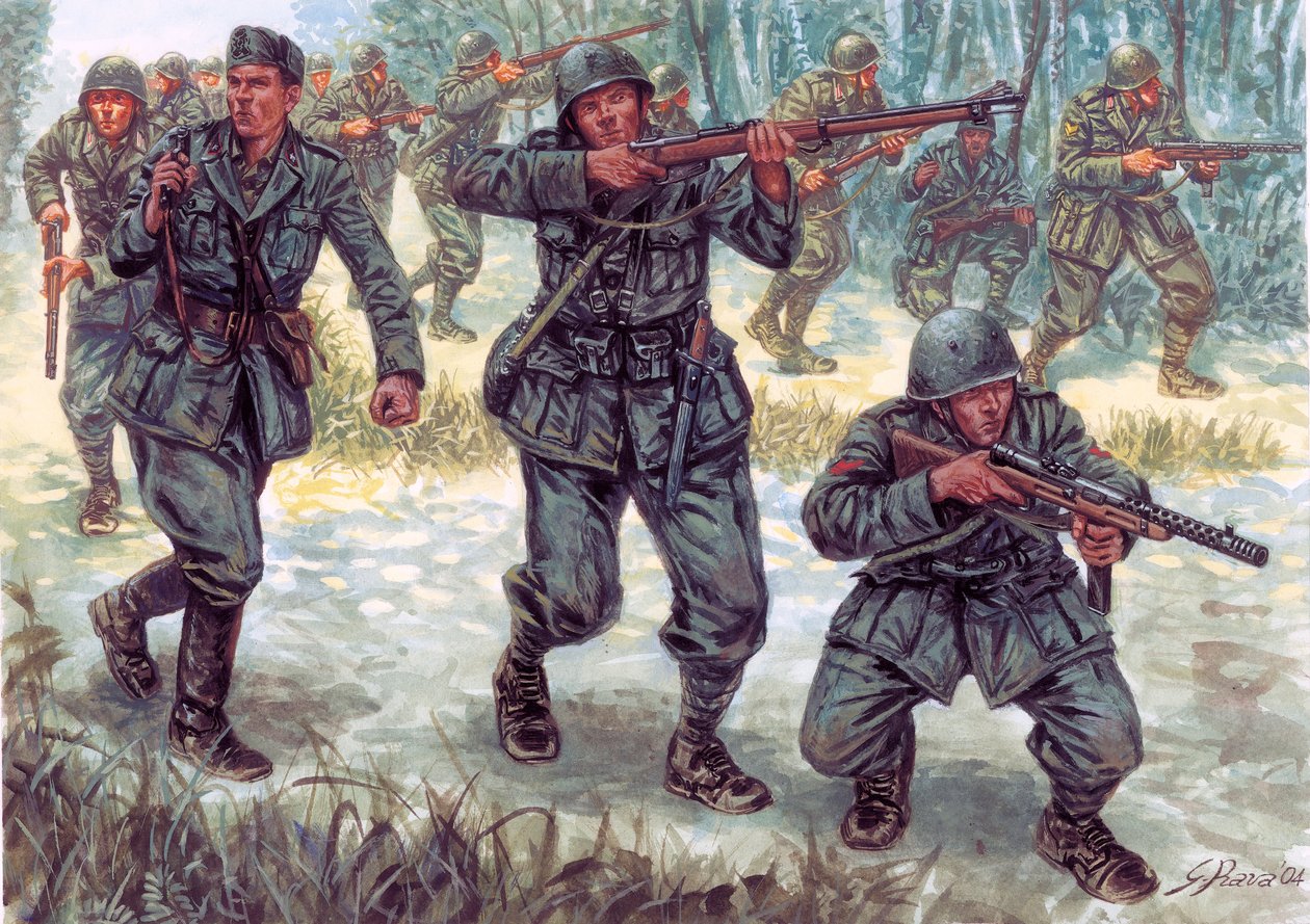 İkinci Dünya Savaşı, İtalyan-Yunan Savaşı: İtalyan Askerleri by Giuseppe Rava
