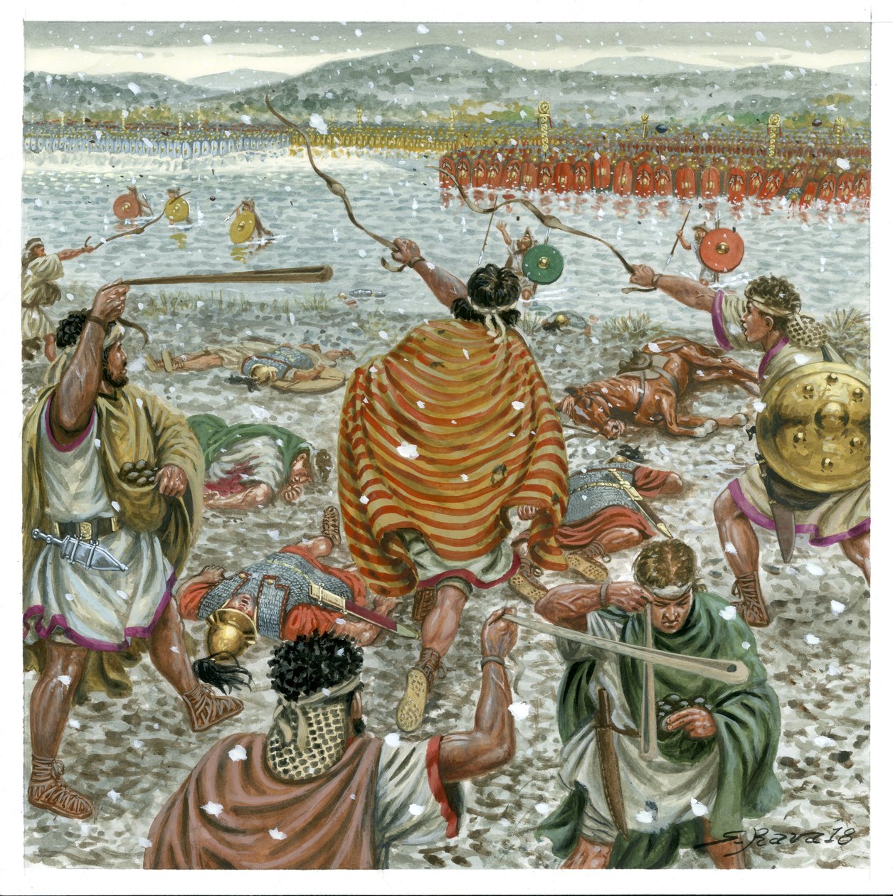 Trebia Savaşı by Giuseppe Rava