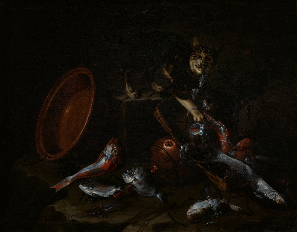 Balık Çalan Kedi, 1660