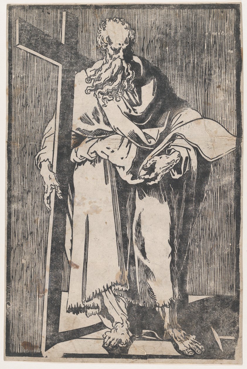 Bir kitap ve bir haç tutan Saint Philip ayakta, yaklaşık. 1590-1600. by Giuseppe Scolari