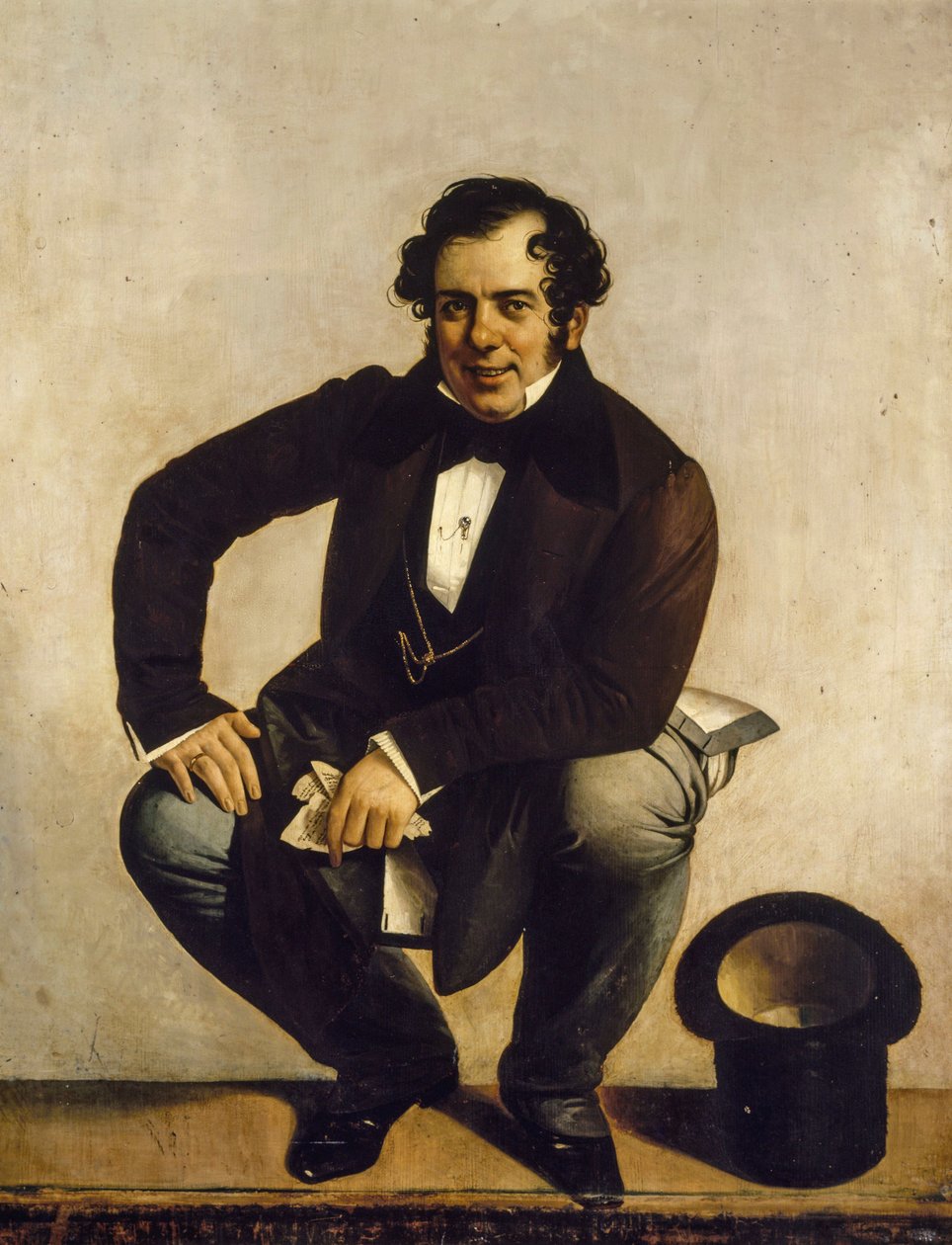 Giuseppe Tominz'in Otoportresi (1790-1866) by Giuseppe Tominz