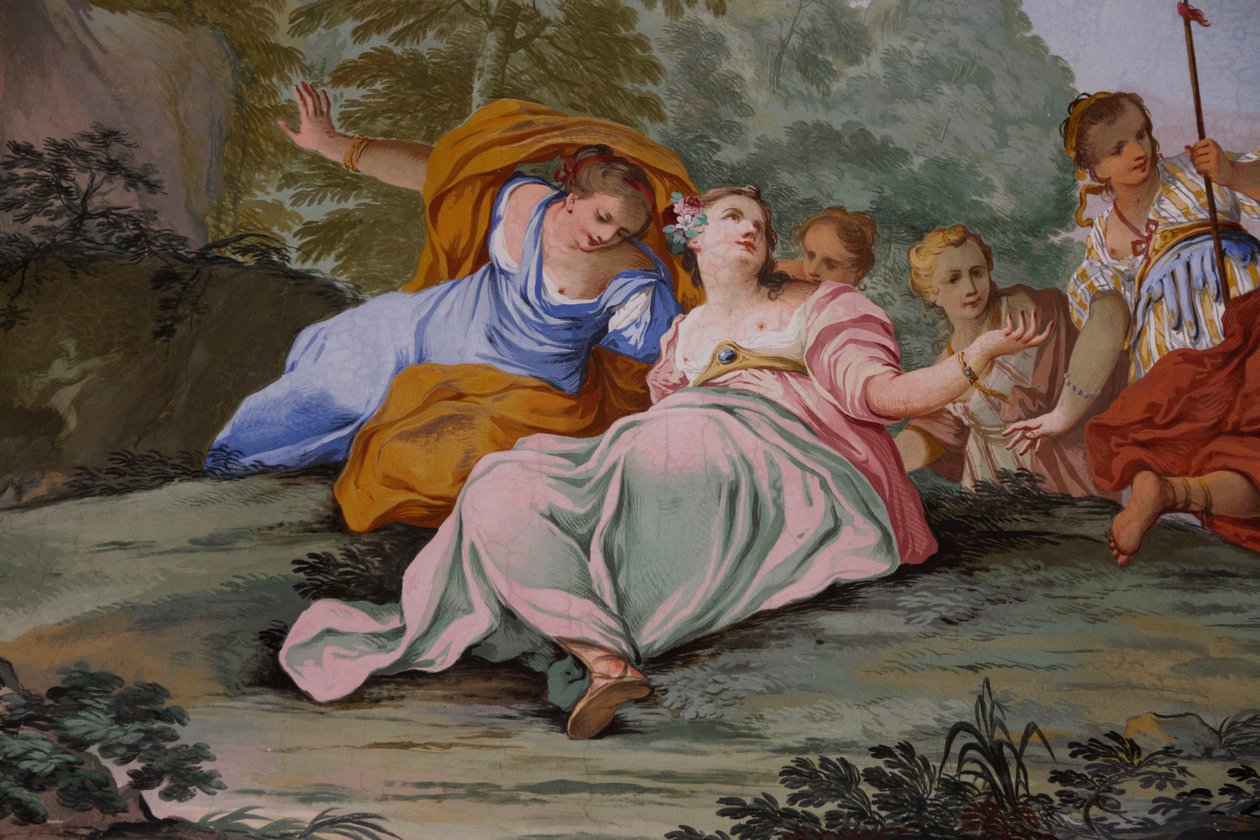 Diana efsanesinin temsilleri, Domenico ve Giuseppe Valeriani, fresk by Giuseppe and Valeriani Domenico Valeriani