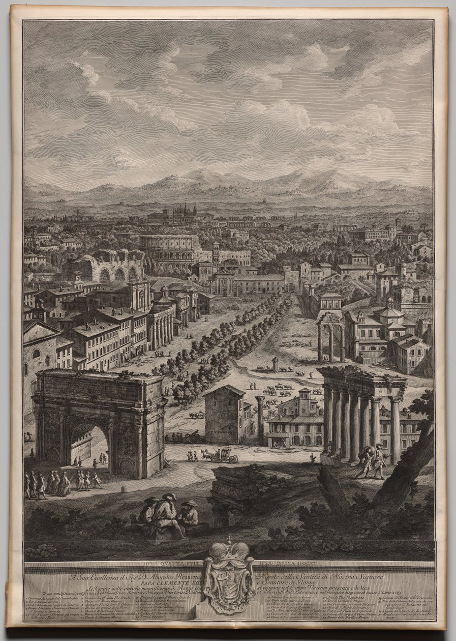 Campo Vaccino by Giuseppe Vasi