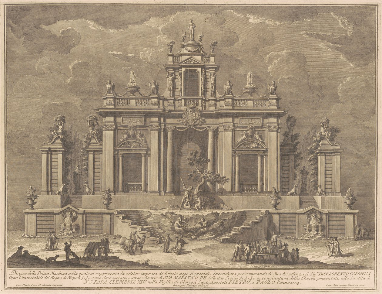 1774 Chinea için Prima Macchina: Hesperides Bahçesi