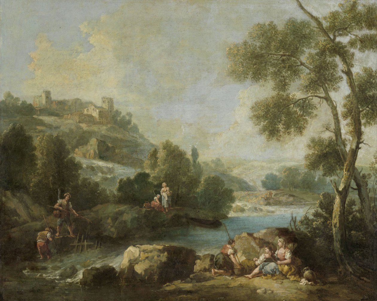 Figürlü Manzara by Giuseppe Zaïs (attributed to)