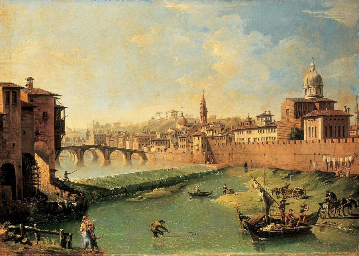 Arno ve Ponte Alla Carraia