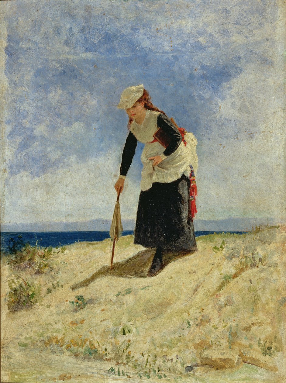 Sahilde Kadın by Giuseppe de Nittis