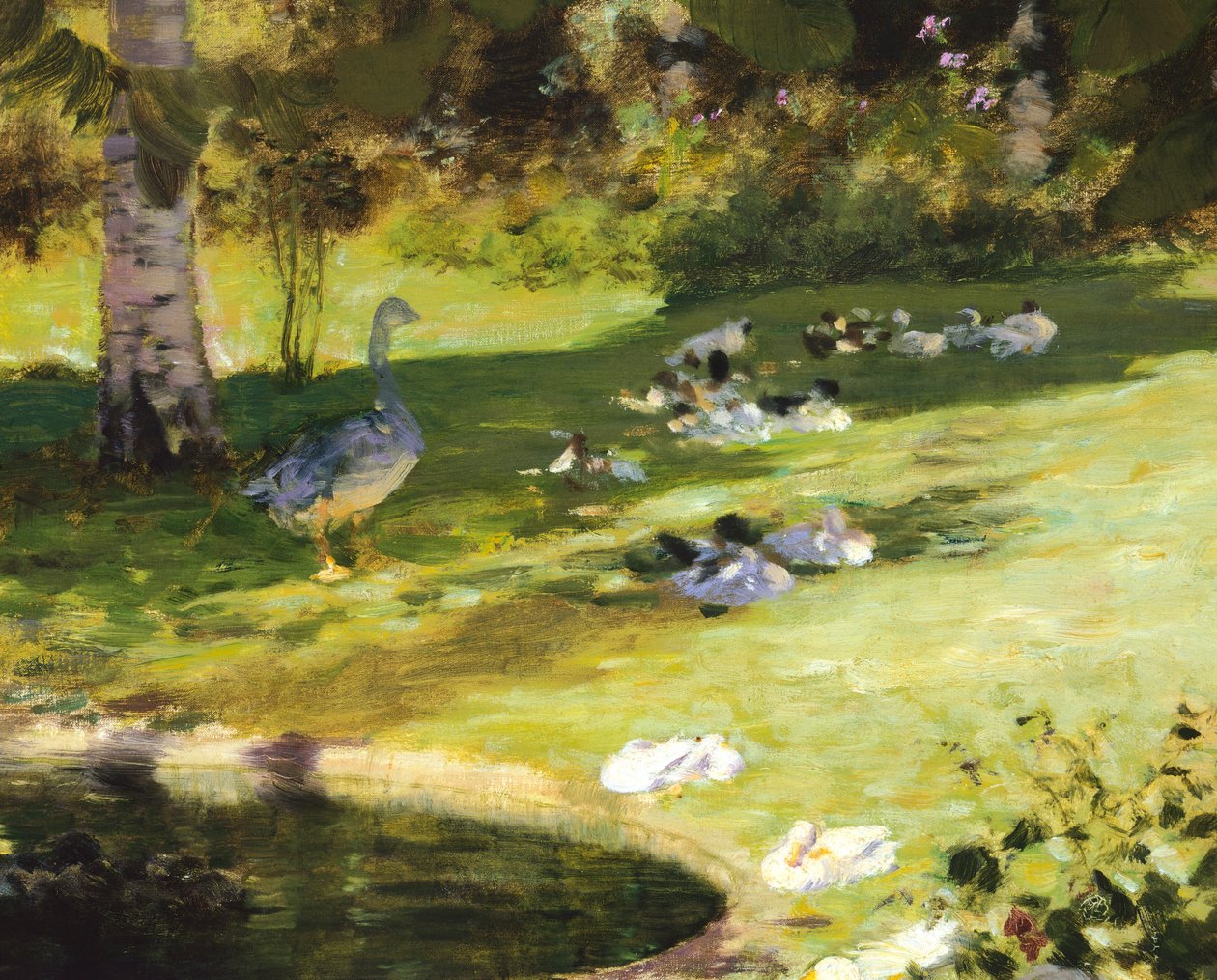 Bahçede Kahvaltı, Giuseppe de Nittis, detay by Giuseppe or Joseph de Nittis