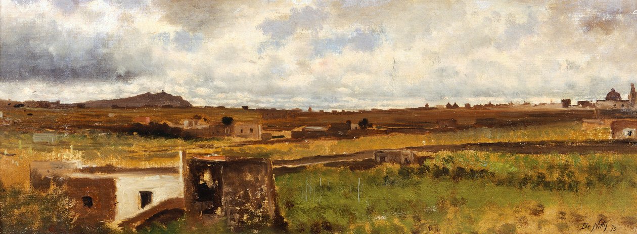 Manzara by Giuseppe or Joseph de Nittis