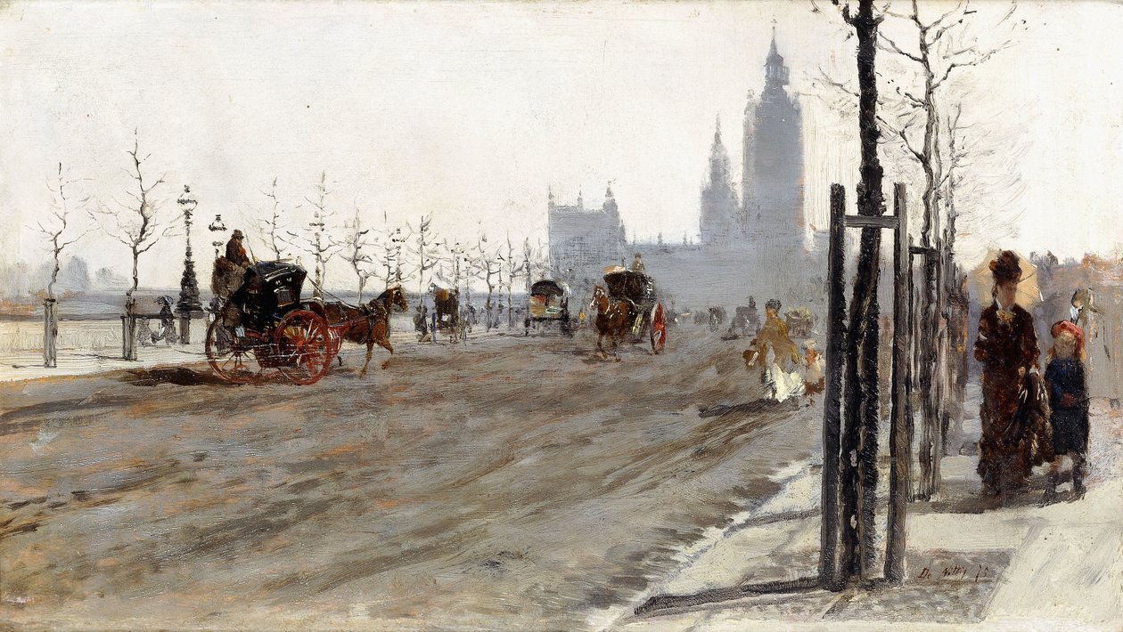 Victoria Dolgusu, Londra, 1875 by Giuseppe or Joseph de Nittis