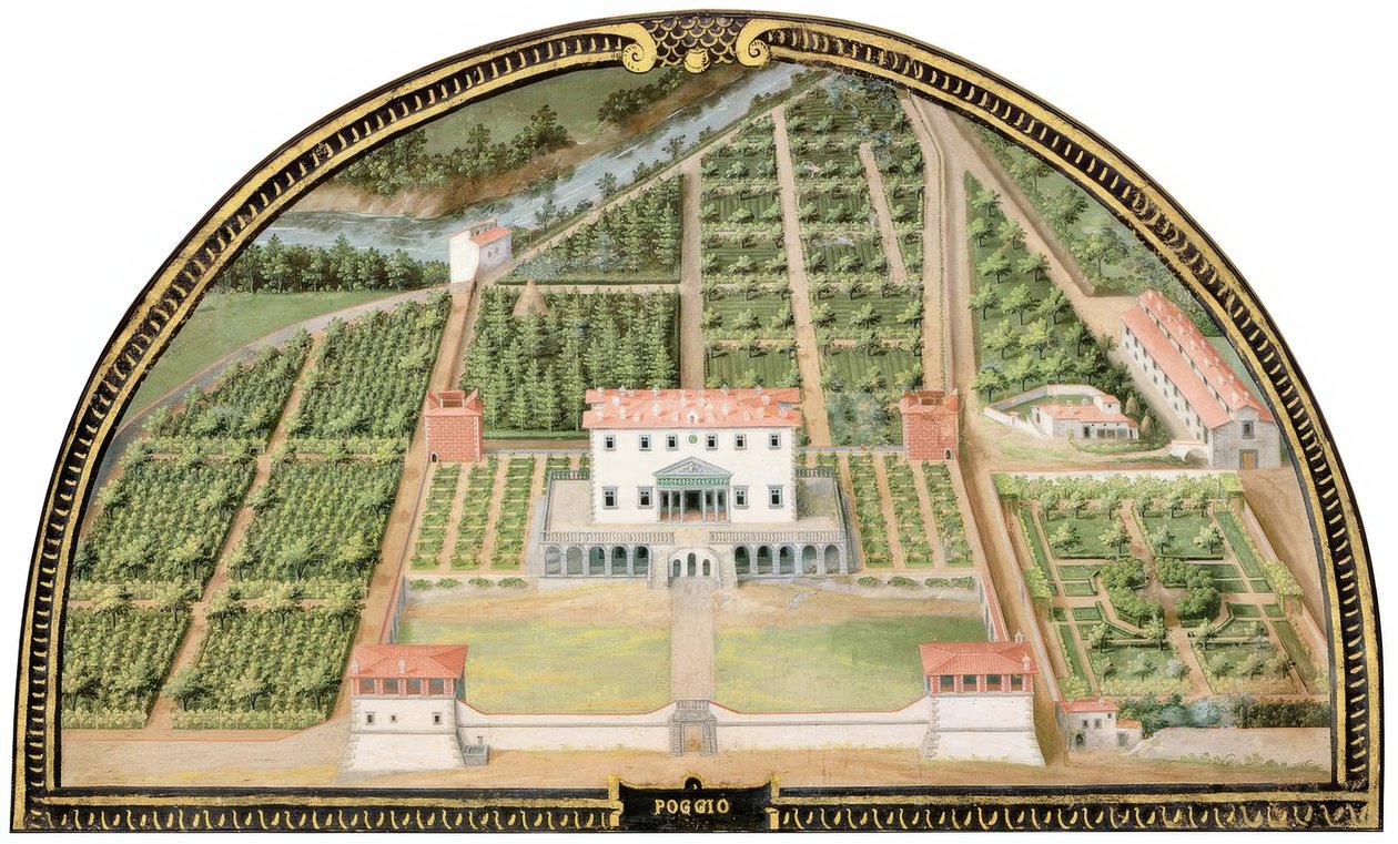 Villa Medicea di Poggio a Caiano (erb by Giusto Utens