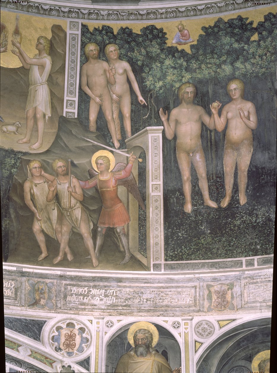 İlk Günah ve Cennetten Kovulma, 1360-70 by Giusto di Giovanni de Menabuoi