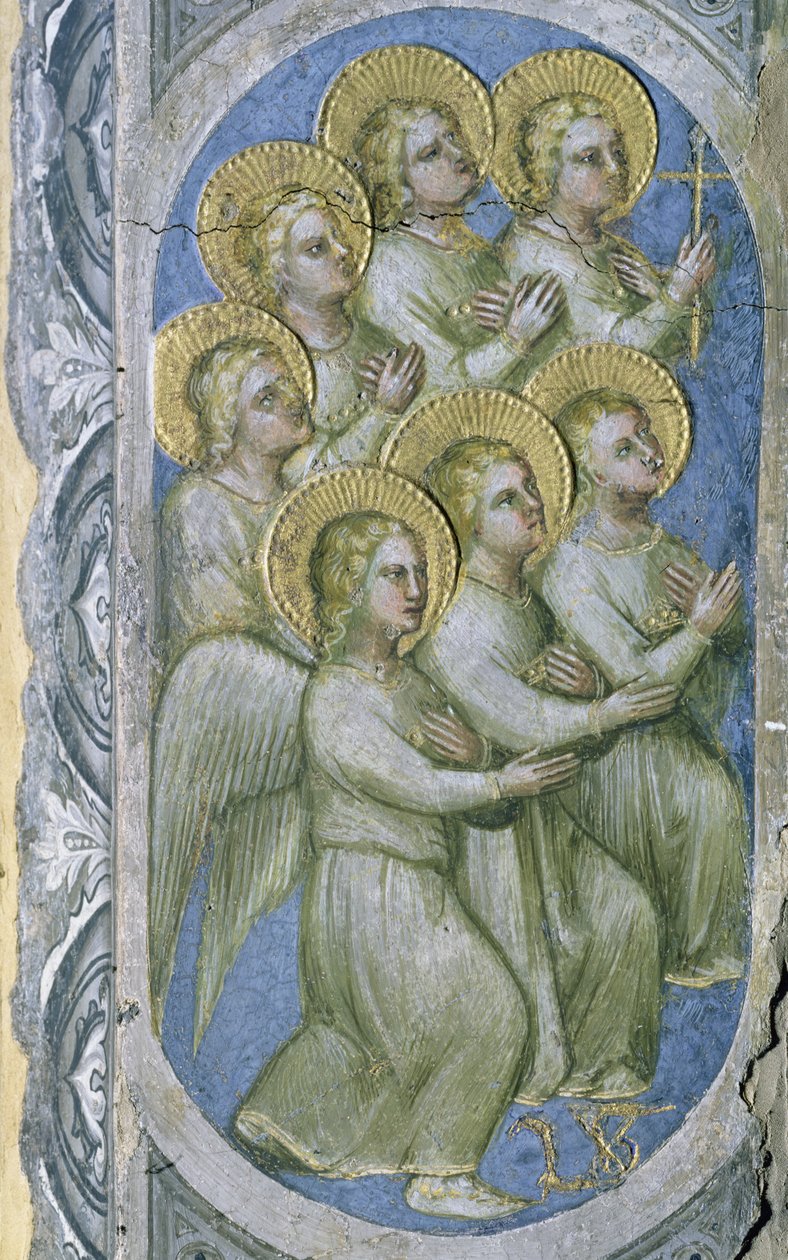 Mahşerin Yedi Meleği Yedi Şişeyi Alır, 1360-70 by Giusto di Giovanni de Menabuoi