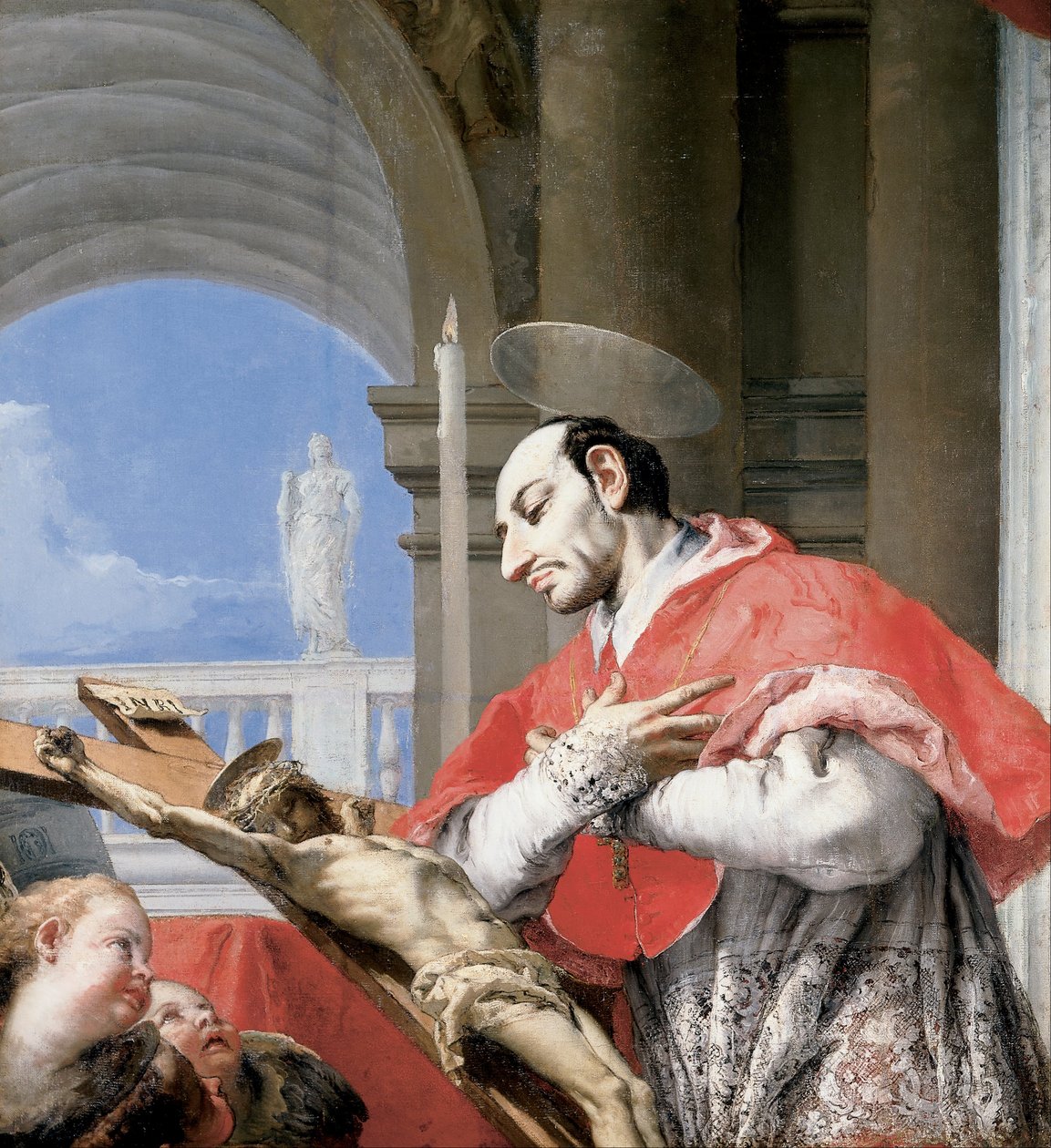 Aziz Charles Borromeo by Giovanni Battista Tiepolo