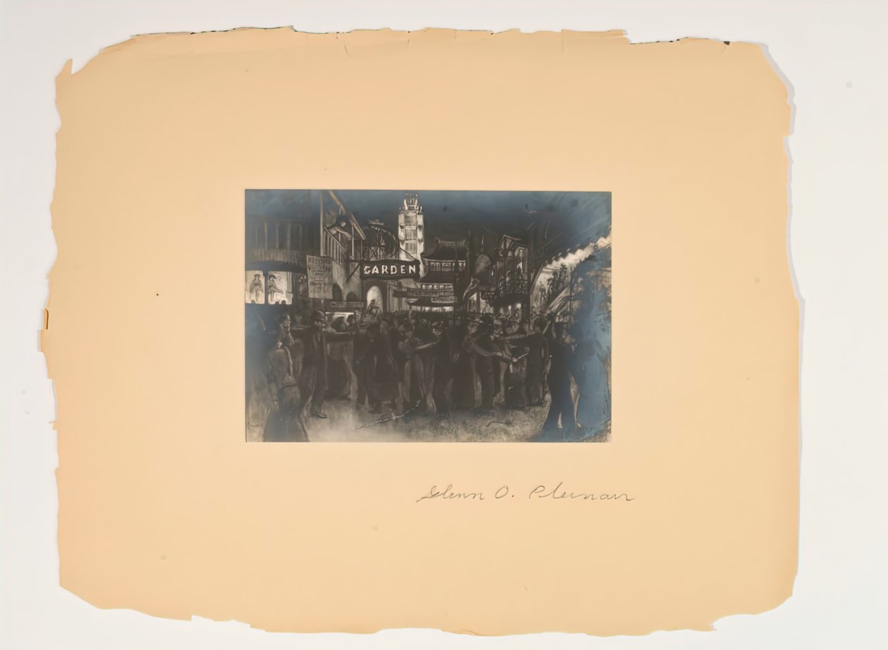 Halkın Hayatından Sahneler, Portföy İsimsiz, c. 1905-1906. by Glenn O Coleman