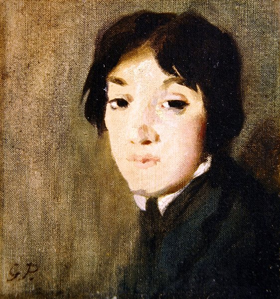 Hon portresi için baş çalışma. Lady Packe, 1909 dolayları (tuval üzerine yağlı boya) by Glyn Warren Philpot