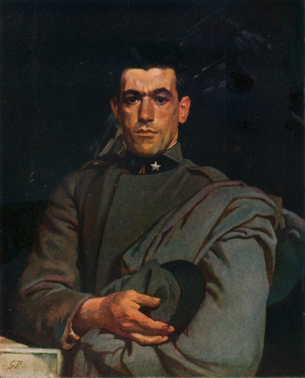 İtalyan Askeri, No. 2., c1918, 1924 by Glyn Warren Philpot