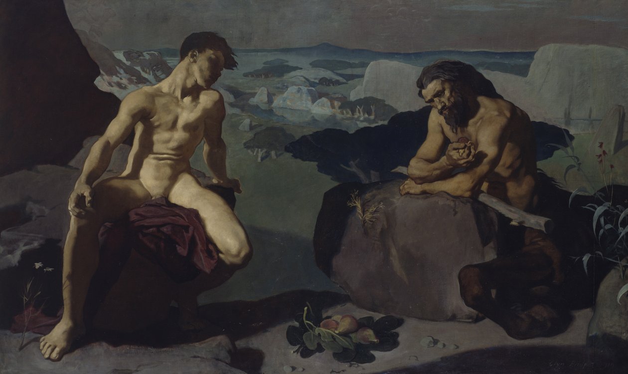 Melampus ve Sentor by Glyn Warren Philpot