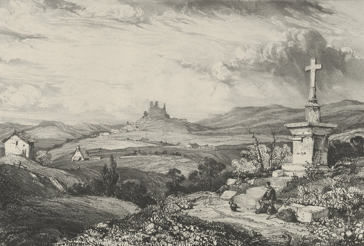 Larderole Kalesi, 1832. by Godefroy Engelmann
