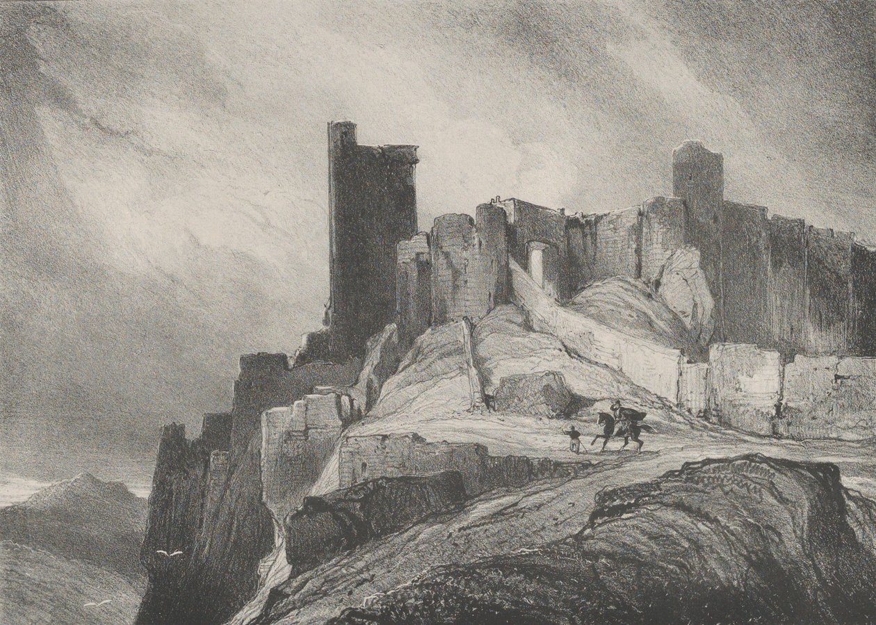 Polignac Kalesi, 1831 by Godefroy Engelmann