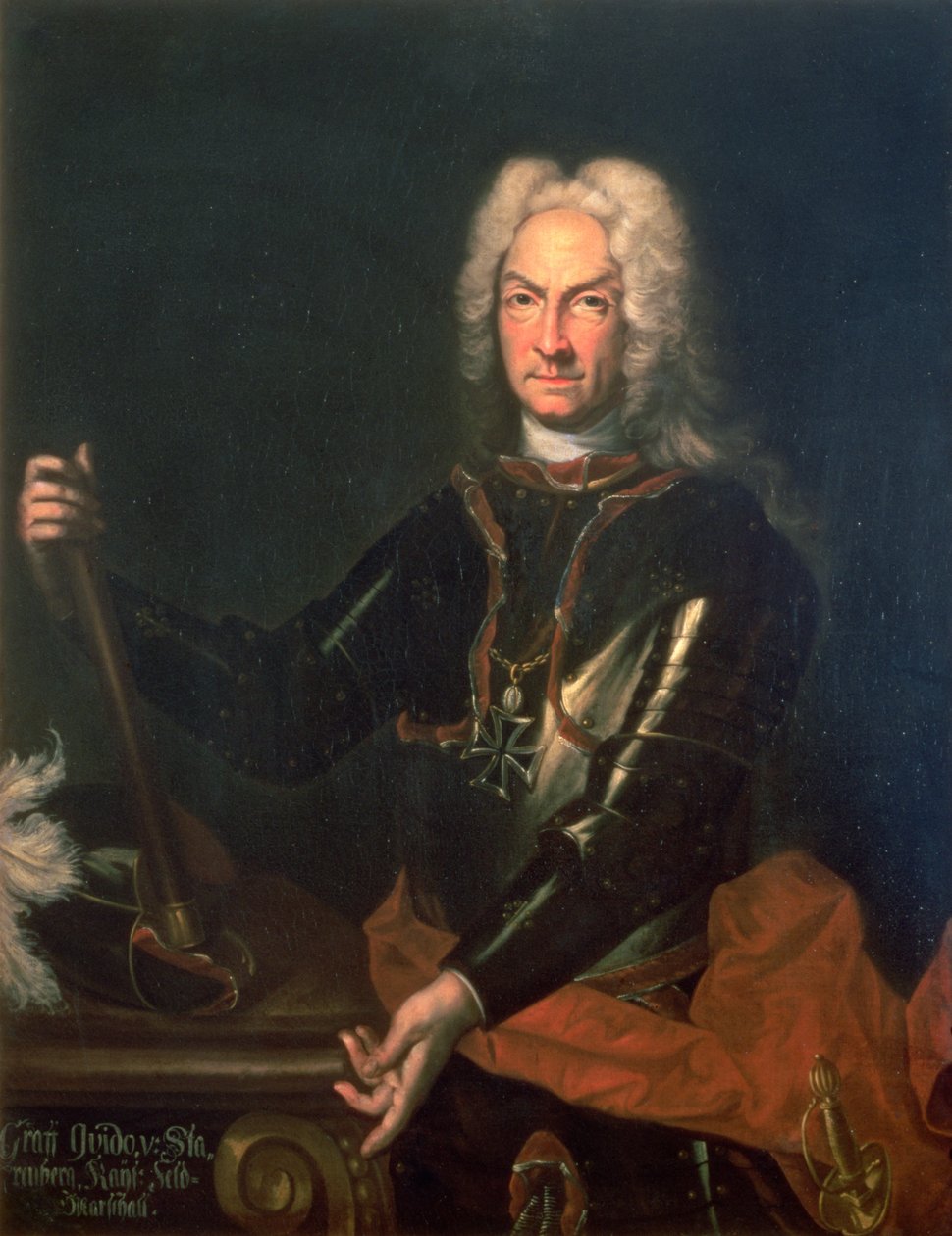 01148 Mareşal Kont Guidobald von Starhemberg (1654-1737), İspanya Veraset Savaşı sırasında İspanya
