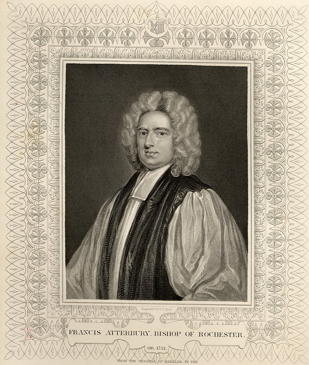 Francis Atterbury, Rochester Piskoposu by Godfrey Kneller