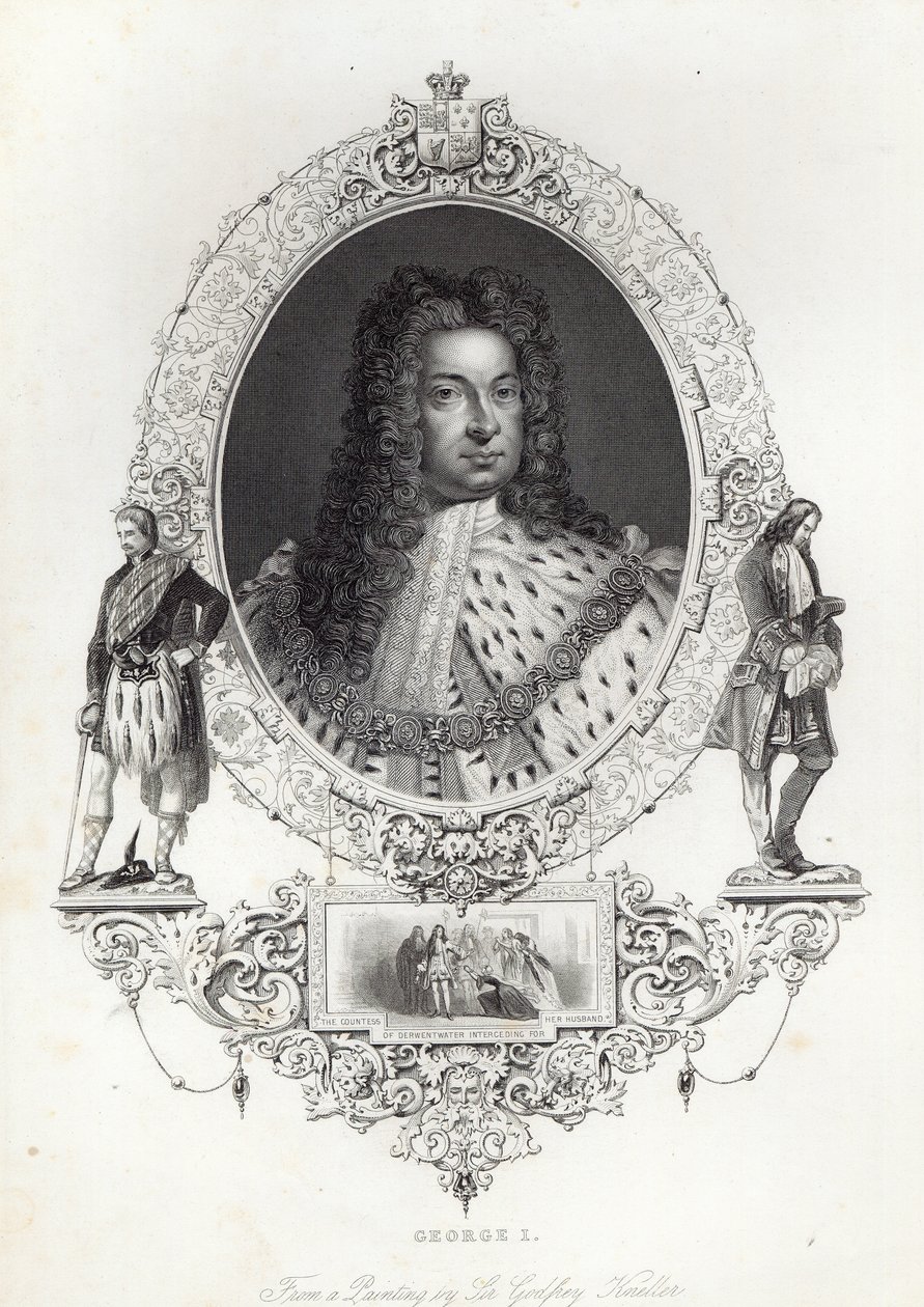 George I  by Godfrey Kneller