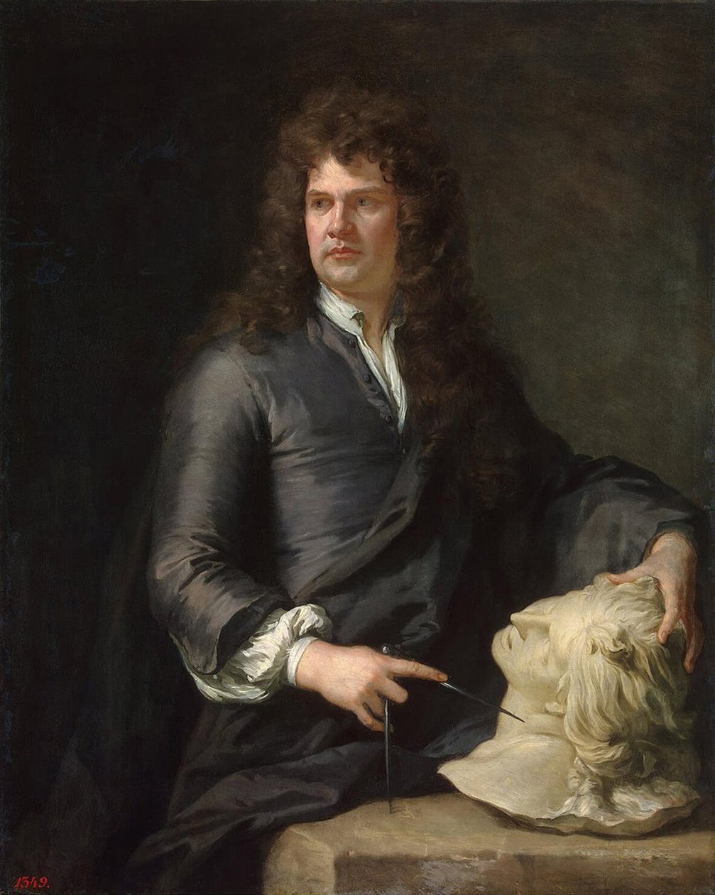 Sırıtan Gibbons, 1690 dolayları by Godfrey Kneller
