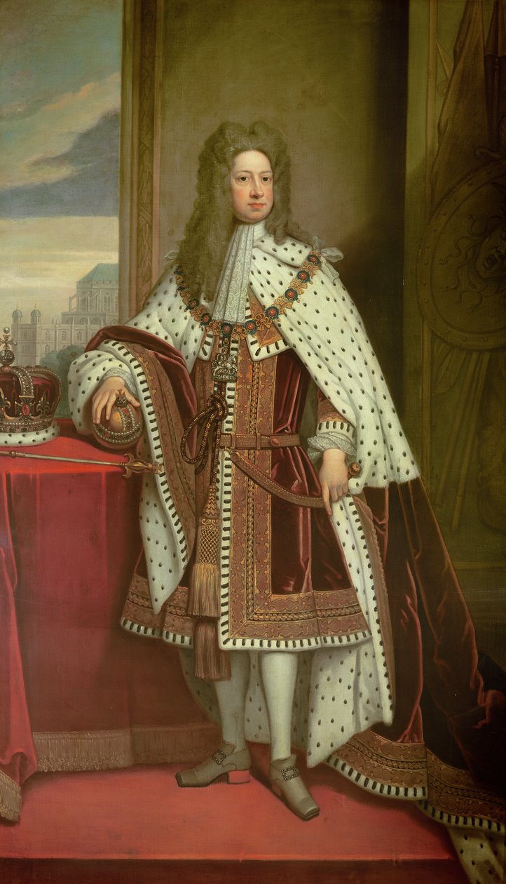 King George I  by Godfrey Kneller