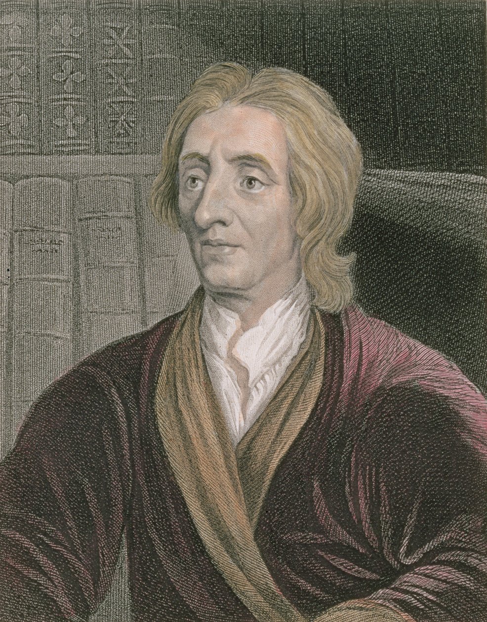 James Posselwhite (1798-1884) pub tarafından oyulmuş John Locke (1632-1704) portresi. tarafından William Mackenzie by Godfrey Kneller