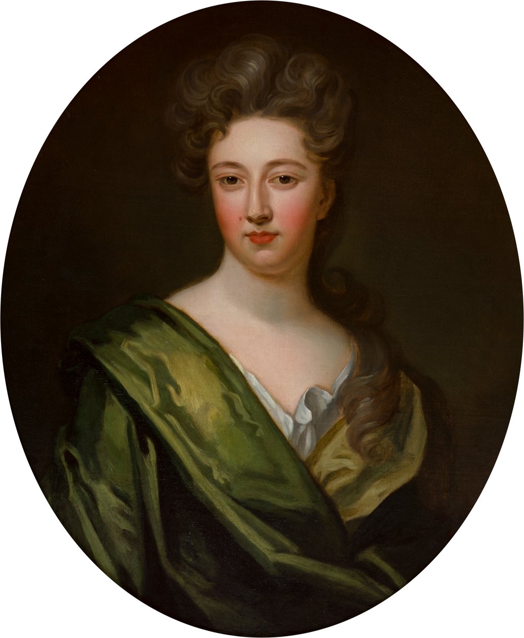 Portre Lady Diana Feilding (1659-1731), c.1679-1723 (tuval üzerine yağlı boya) by Godfrey (studio of) Kneller
